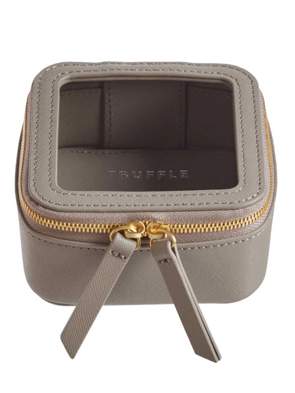 NWT Truffle Clarity Petite Case toffee recycled leather $68